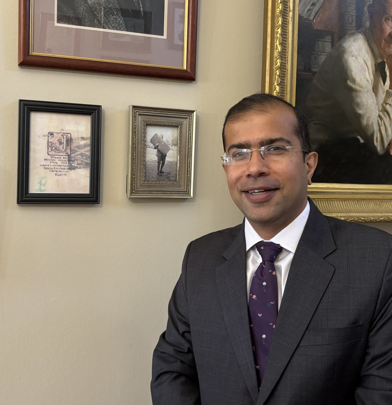 Consul General visited Johnstons of Elgin