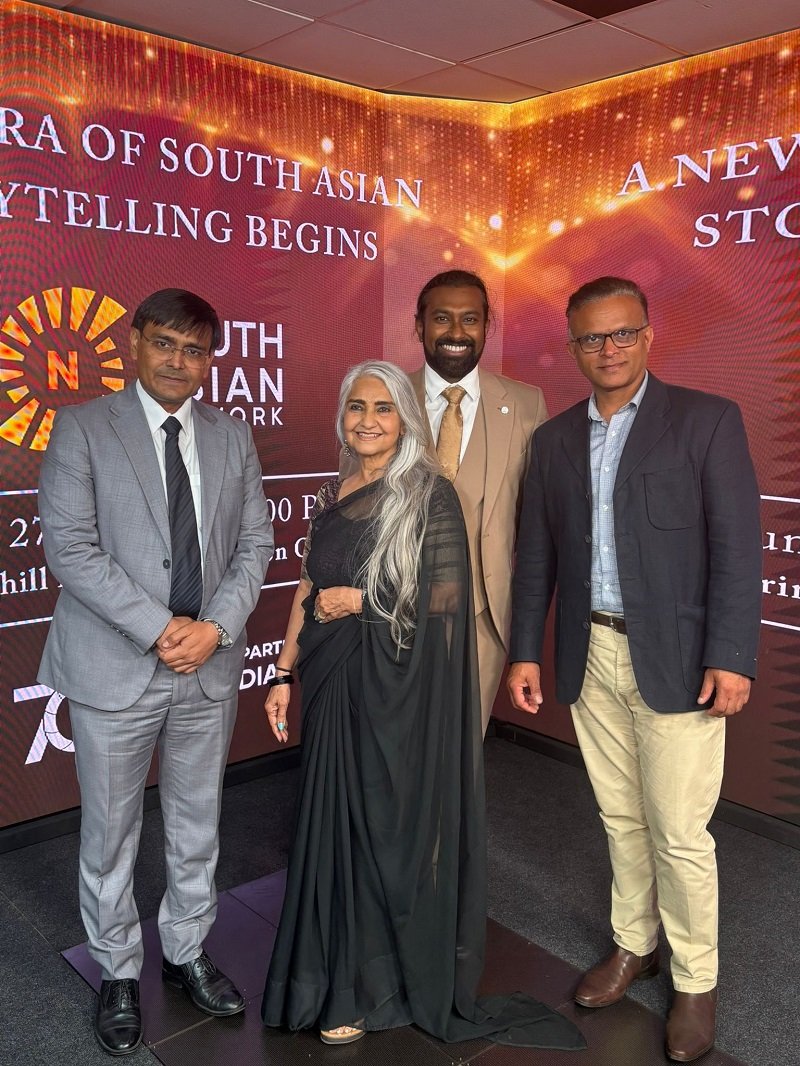 Vice Consul attended the launch of SAN TV in Glasgow.