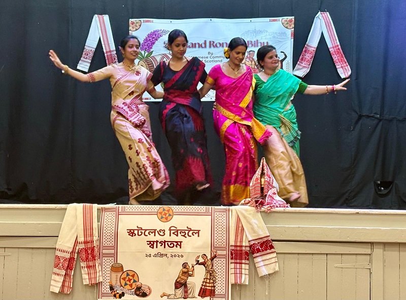 Consul attended Scotland’s first-ever Bihu celebration, organised by the Assamese community.
