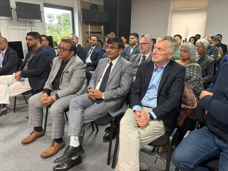 Vice Consul attended the launch of SAN TV in Glasgow.