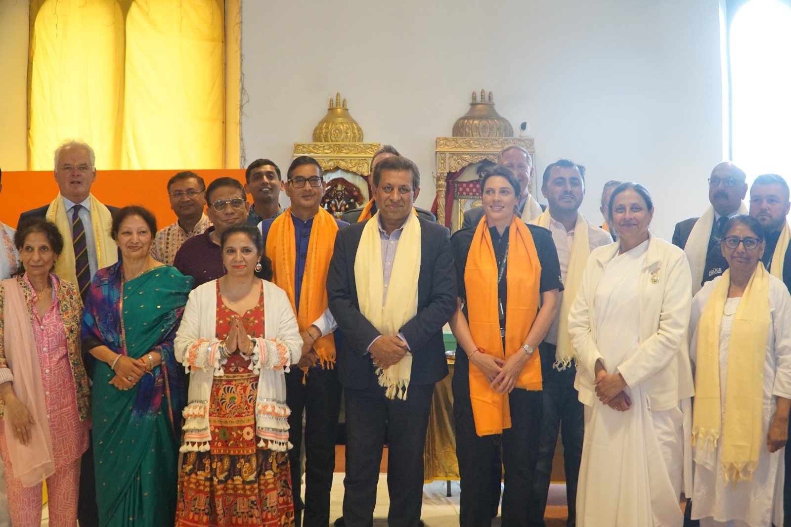 Consula attended the Raksha Bandhan celebration at Edinburgh Hindu Mandir.