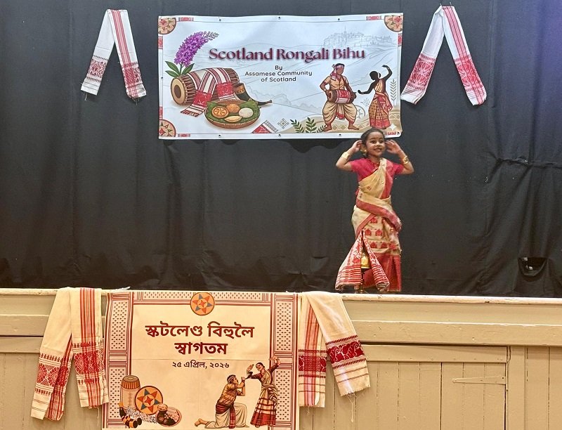 Consul attended Scotland’s first-ever Bihu celebration, organised by the Assamese community.