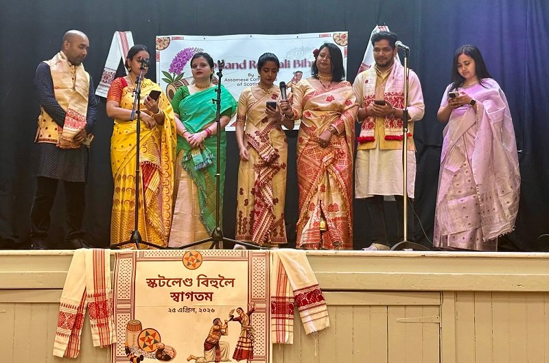 Consul attended Scotland’s first-ever Bihu celebration, organised by the Assamese community.