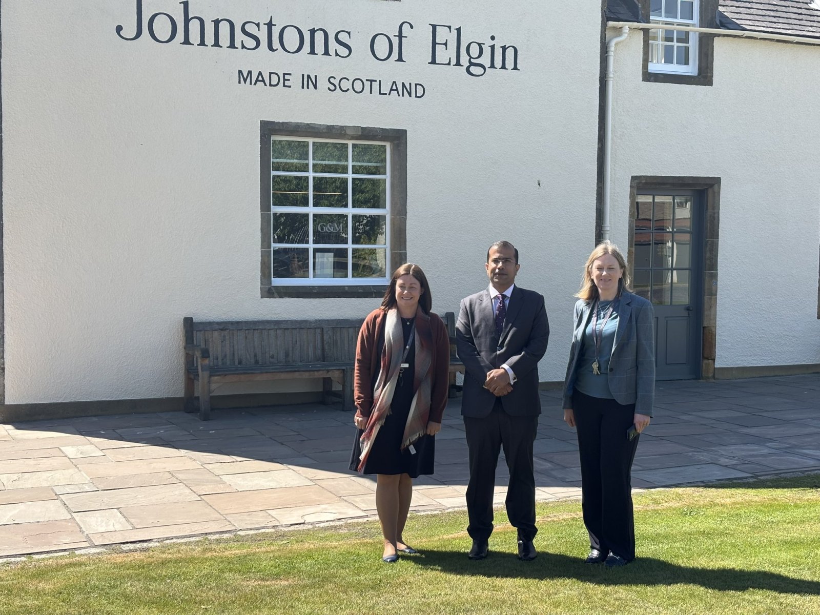 Consul General visited Johnstons of Elgin