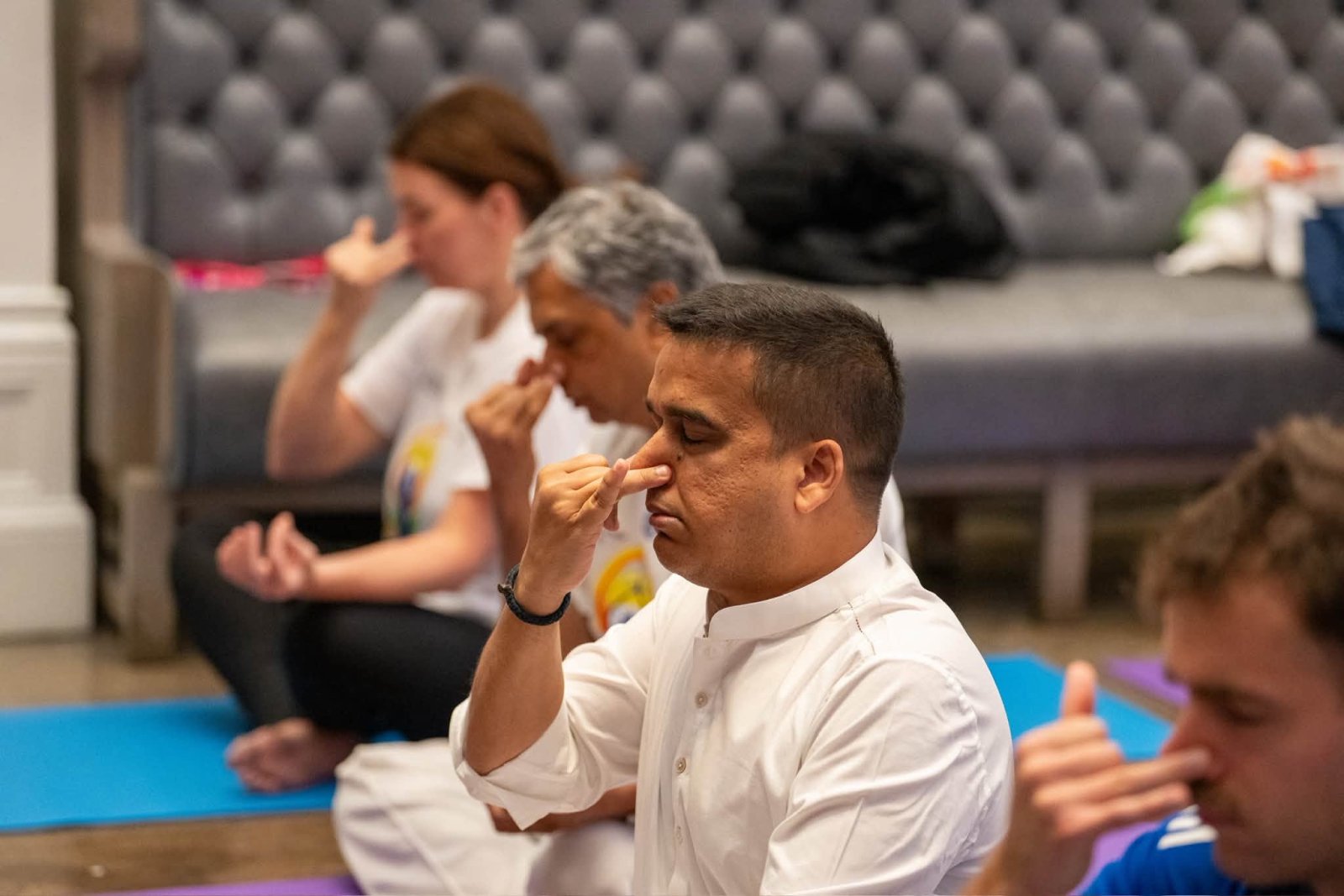 Special Yoga session for Indian and Scottish athletes and officials on the sidelines of the Glasgow 2026 Commonwealth Games.