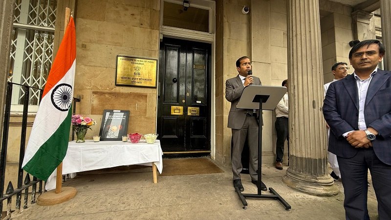 The Consulate General of India in Edinburgh held a solemn remembrance ceremony in memory of those killed in the Pahalgam terrorist attack.