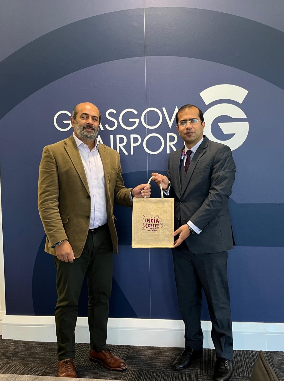 Consul General met Ms. Kam Jandu, CEO of Glasgow Airport, to discuss opportunities for enhancing air connectivity between India and Scotland.