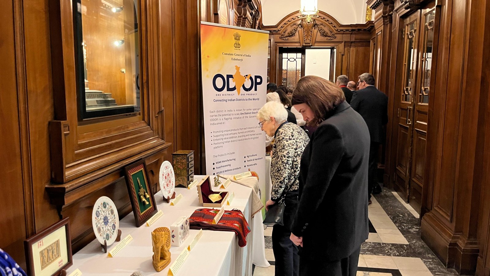 The 77th Republic Day Reception was hosted by the Consulate General of India, Edinburgh at the City Chambers