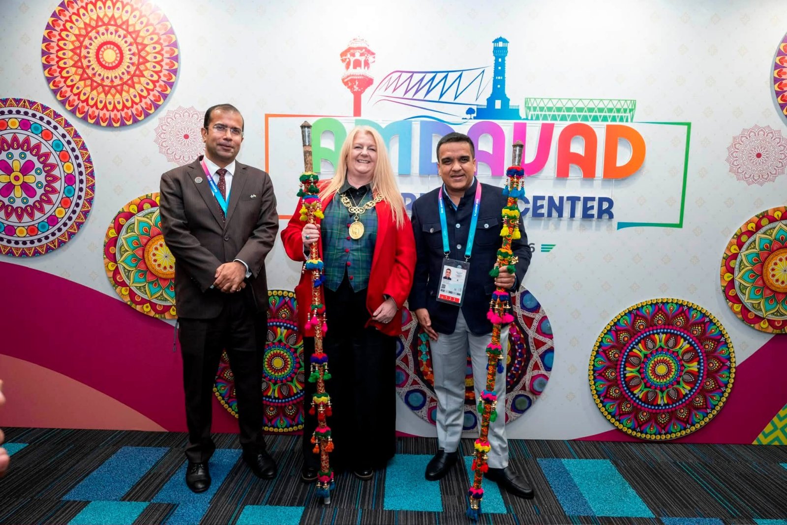 Hon’ble Deputy Chief Minister of Gujarat, Shri. Harsh Sanghavi, inaugurated the Amdavad Experience Centre – Glasgow 2026.