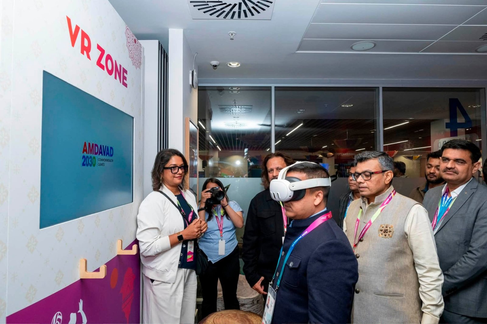 Hon’ble Deputy Chief Minister of Gujarat, Shri. Harsh Sanghavi, inaugurated the Amdavad Experience Centre – Glasgow 2026.