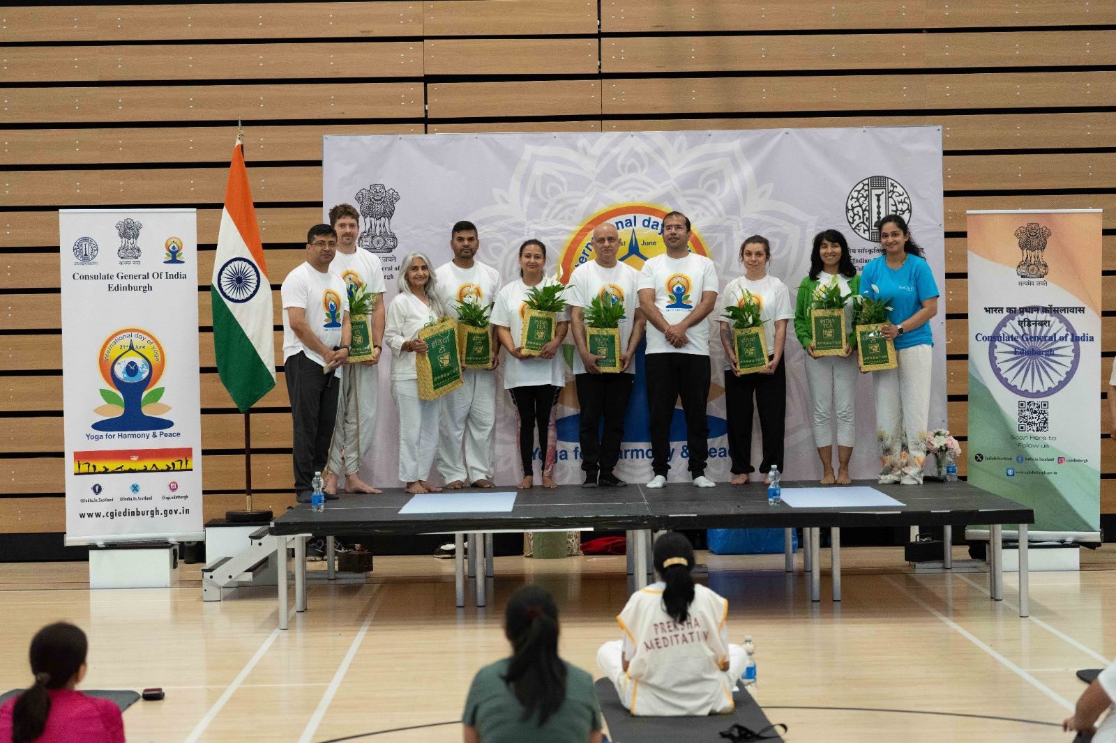 11th International Day of Yoga celebration at Edinburgh.