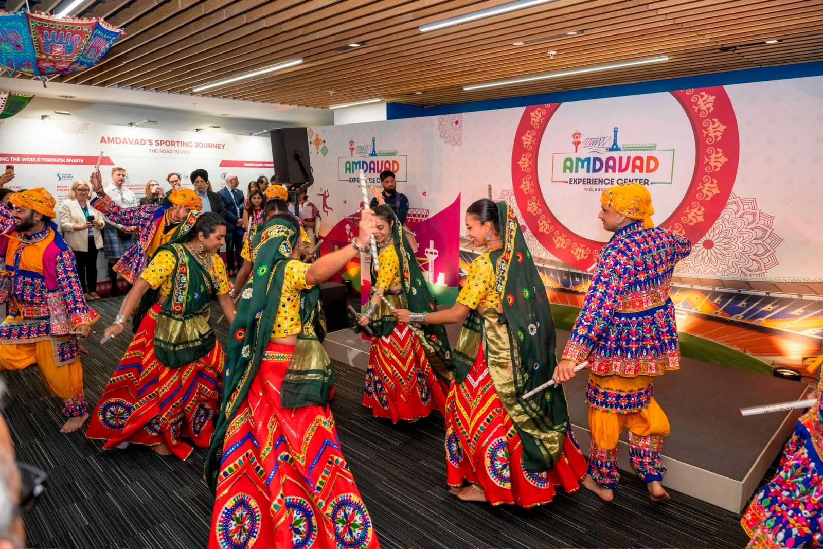 Hon’ble Deputy Chief Minister of Gujarat, Shri. Harsh Sanghavi, inaugurated the Amdavad Experience Centre – Glasgow 2026.