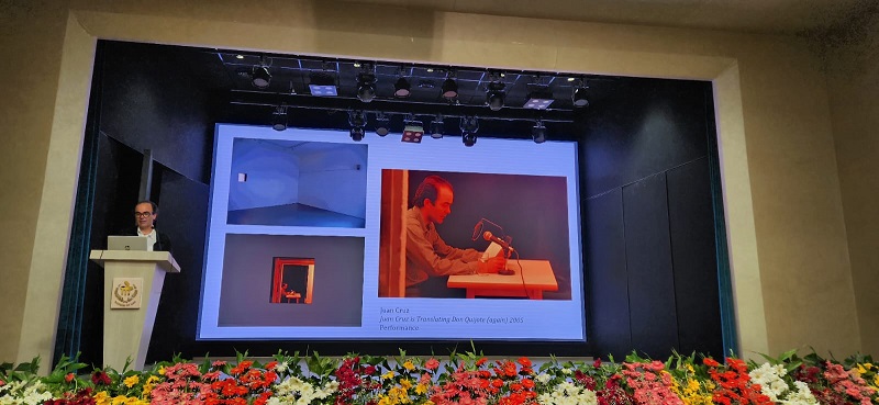 Prof. Juan Cruz delivered a talk and had a fruitful discussion with management and faculty of Srishti School of Art Design and Technology, Bengaluru