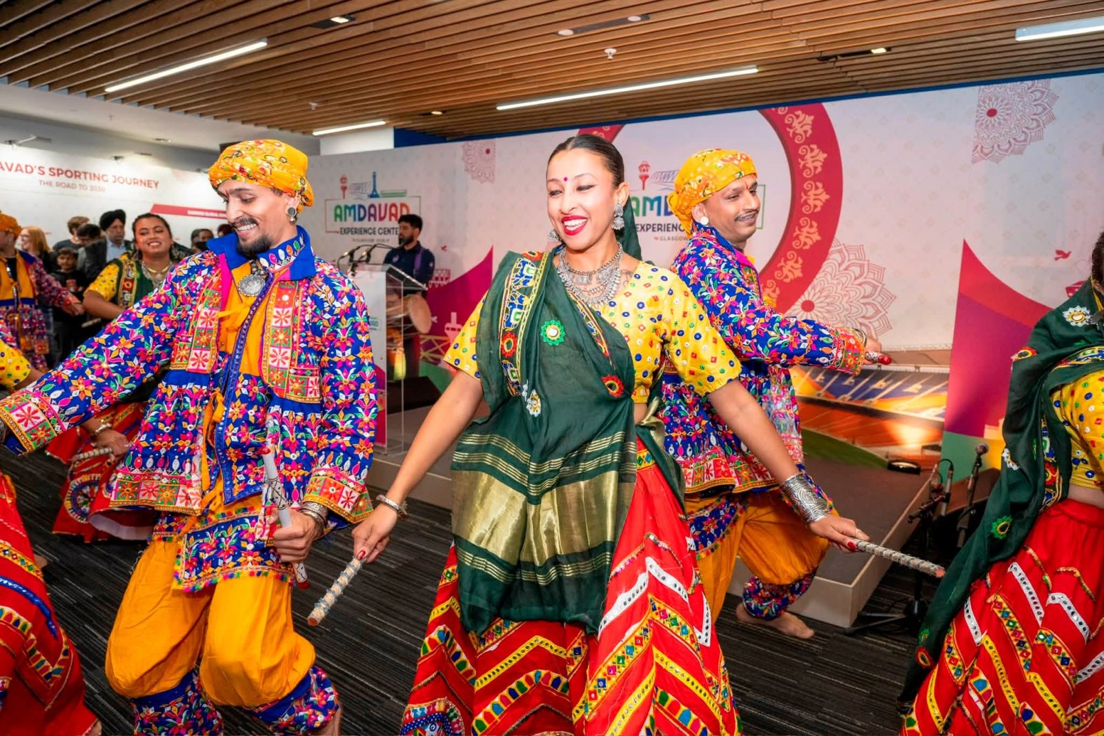 Hon’ble Deputy Chief Minister of Gujarat, Shri. Harsh Sanghavi, inaugurated the Amdavad Experience Centre – Glasgow 2026.