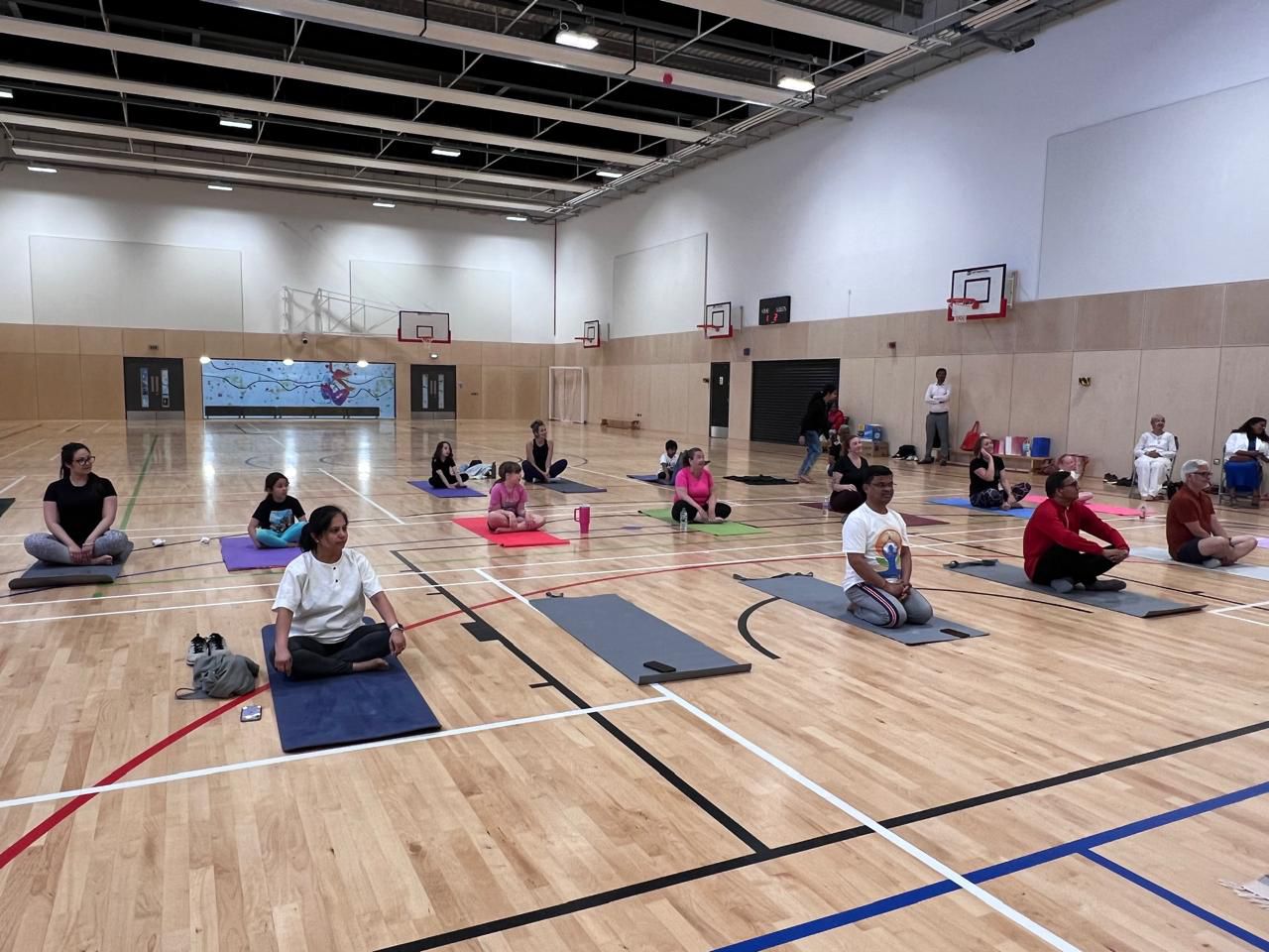 Celebrated International Day of Yoga at Winchburgh Sport and Wellbeing Hub in association with Winchburgh Community Development Trust.