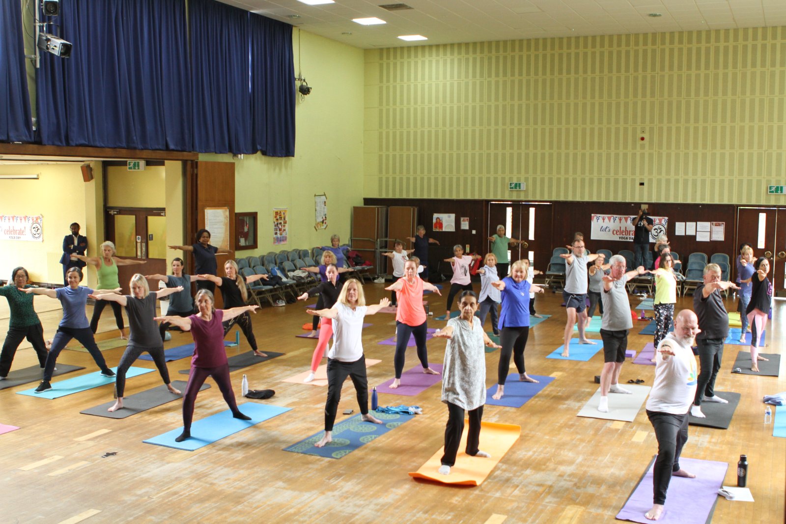 CG joined the Yoga session with Manjulika Singh in Glasgow.