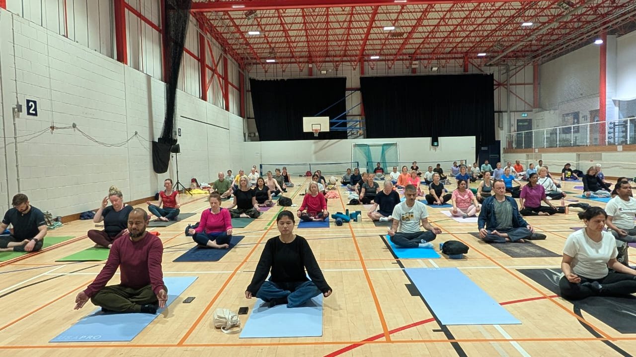International Day of Yoga celebration at Aberdeen, 21 June 2025.