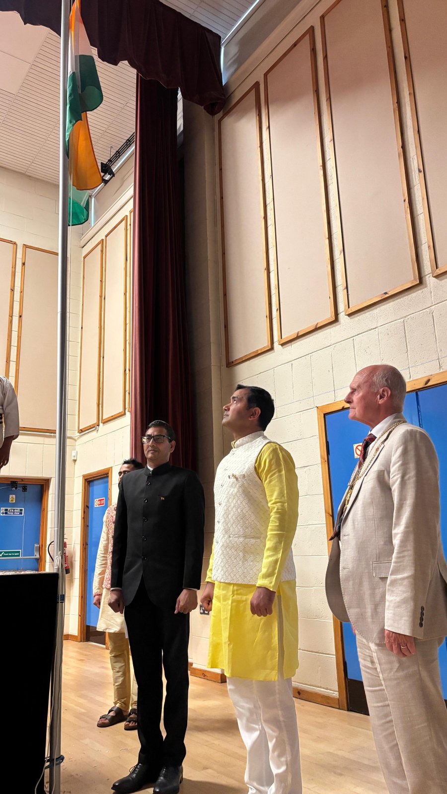 Consul joined the 79th Independence Day of India celebrations with Indian Association of North East Scotland, Aberdeen