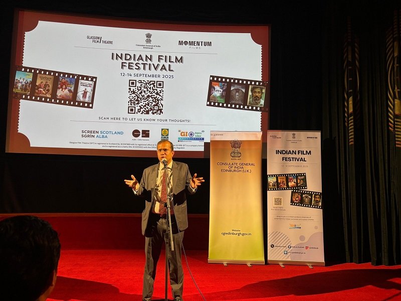 The Indian Film Festival in Glasgow was inaugurated today at the Glasgow Film Theatre.