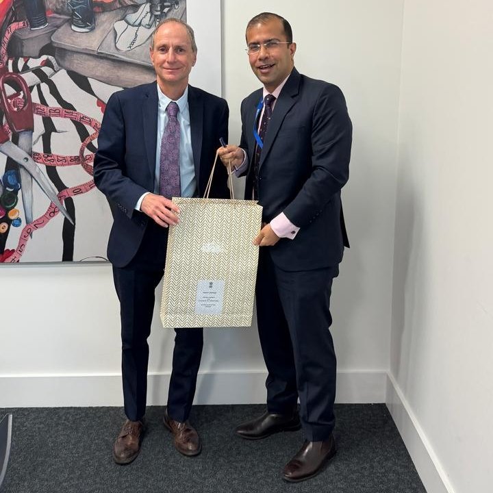 Consul General met Mr. Robert Quinn, Head of English, Languages and Business at the Scottish Qualifications Authority.