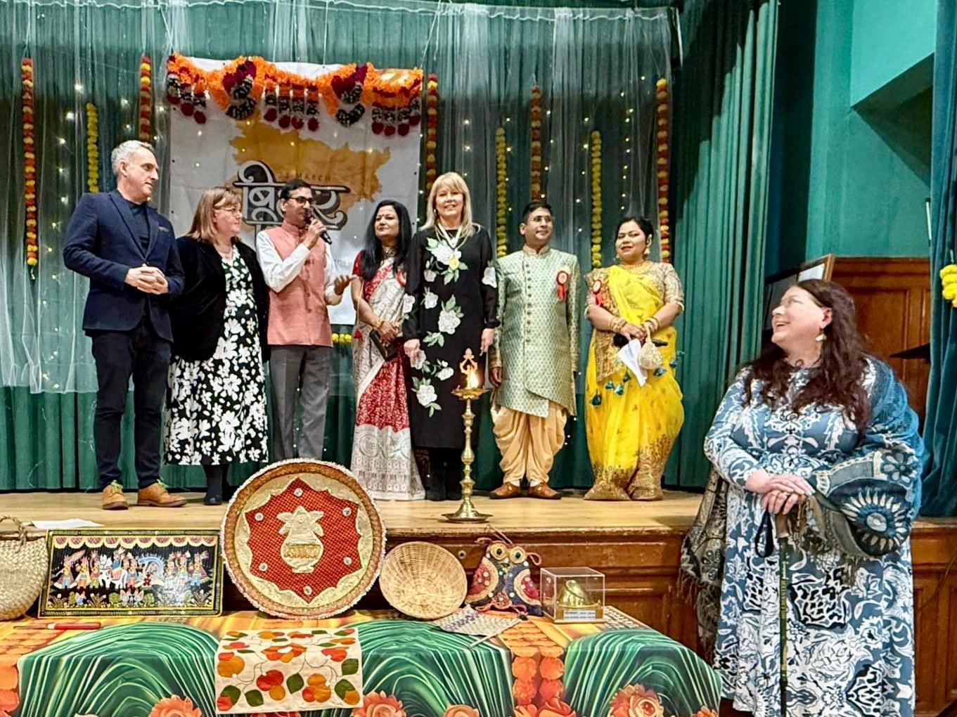 Bihar Divas celebration in Edinburgh.