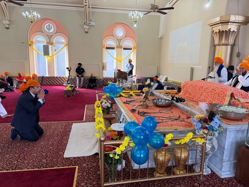 CG joined the Baisakhi celebrations and the vibrant Nagar Kirtan procession at the Edinburgh Gurdwara