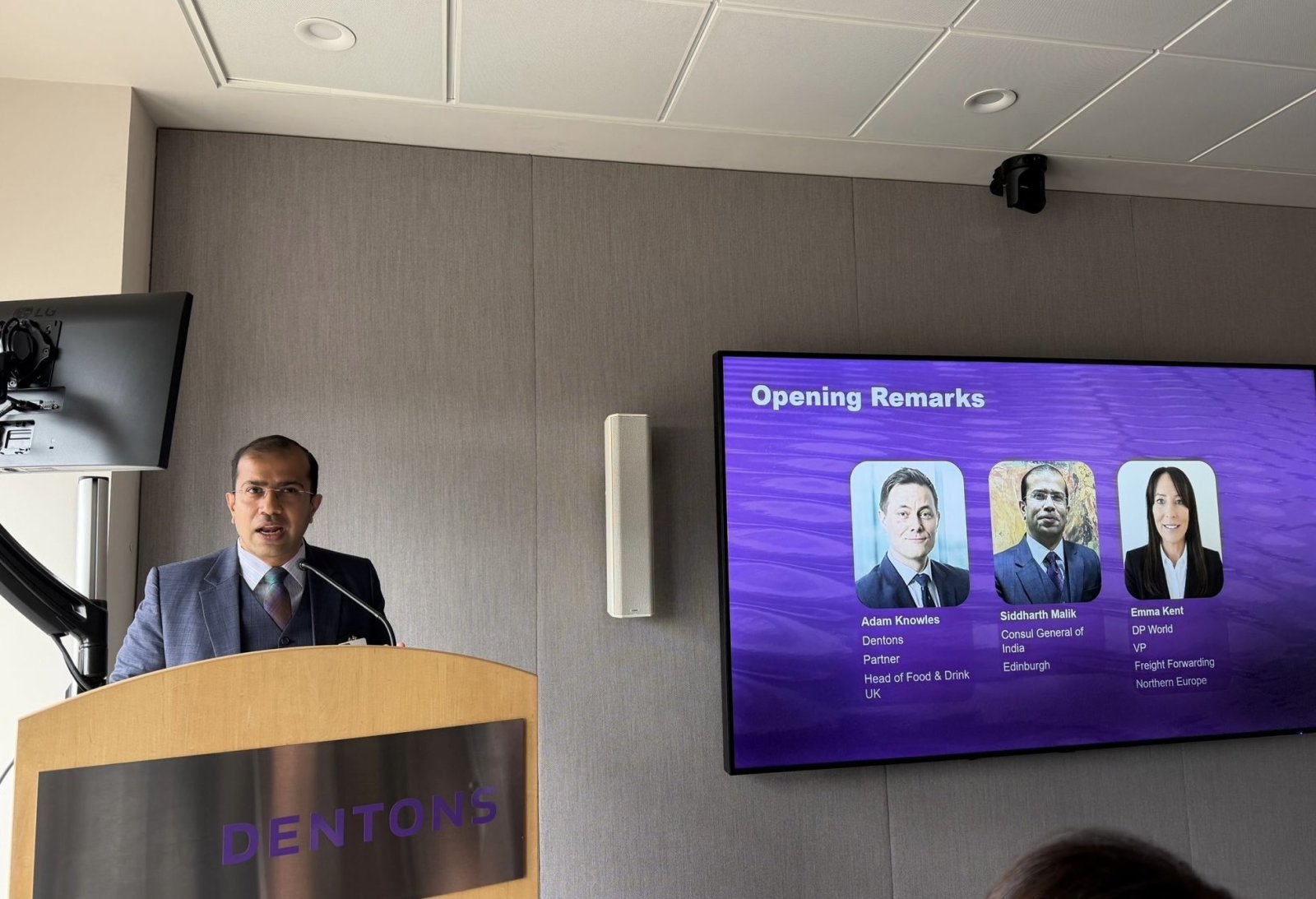 Consul General attended the event “Premium Beverages: Unlocking Opportunities from the UK–India FTA”, organised by The Scotsman, Dentons and DP World in Edinburgh.