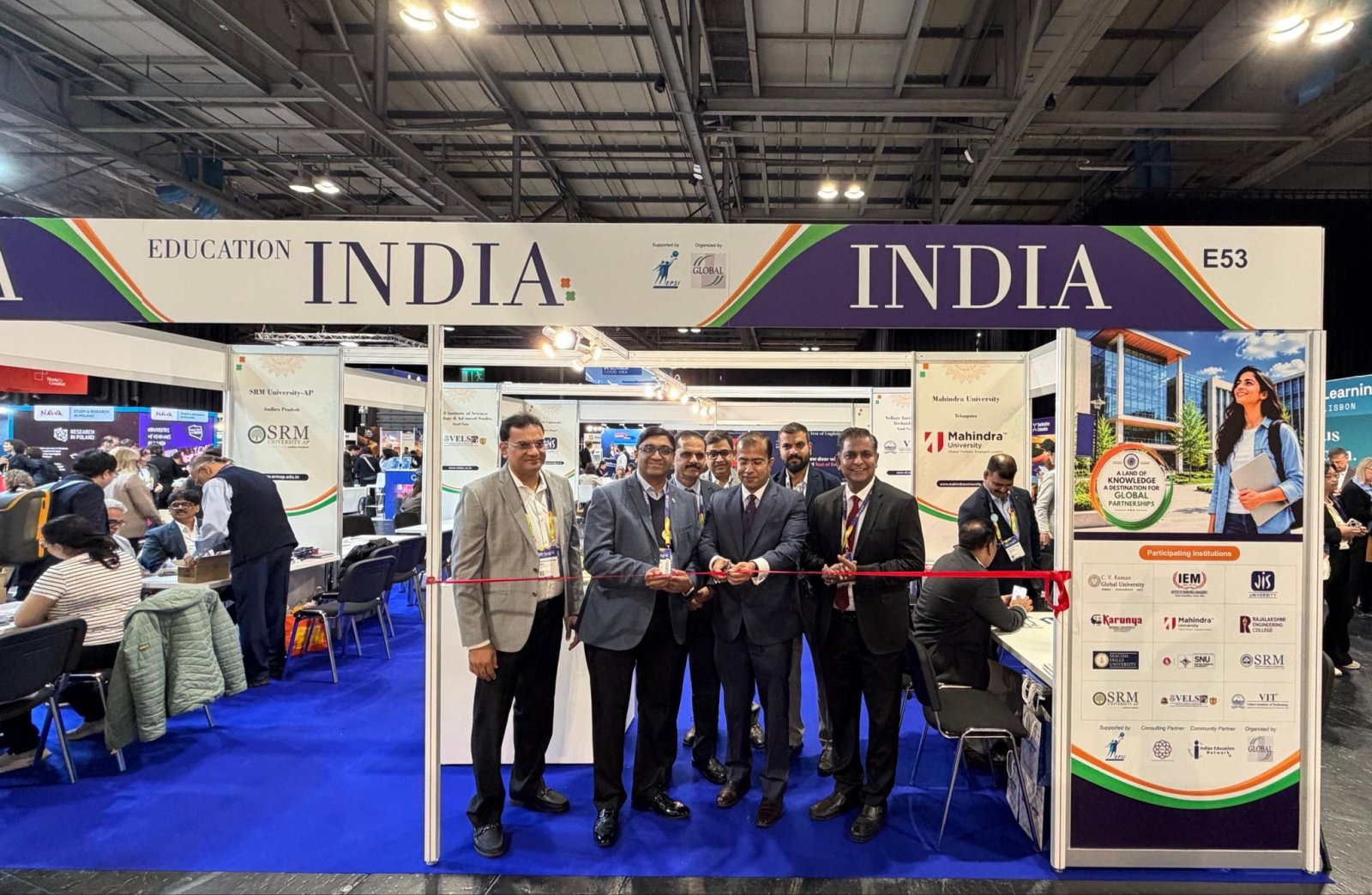 Consul General inaugurated the Education India Pavilion at the European Association for International Education (EAIE) Conference and Exhibition in Glasgow.