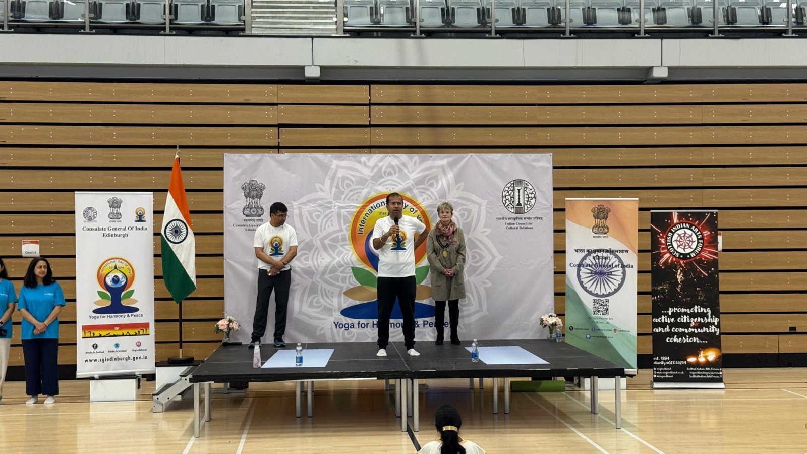 11th International Day of Yoga celebration at Edinburgh.