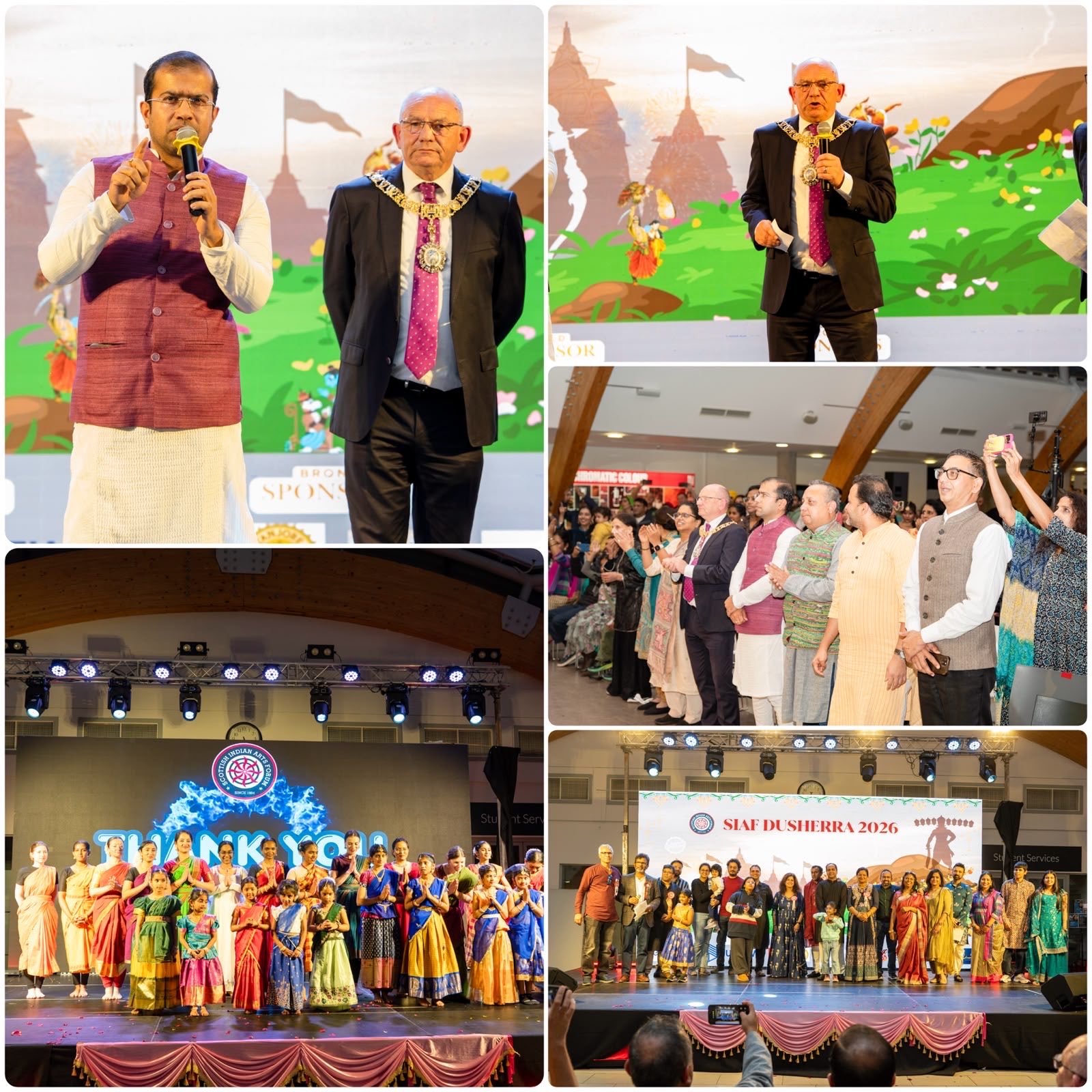 Consul General attended the Dussehra celebrations organised by the Scottish Indian Arts Forum (SIAF) in Edinburgh.