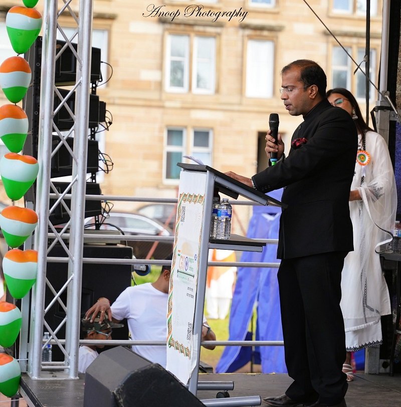 79th Independence Day celebration at Kent Ground, Glasgow.