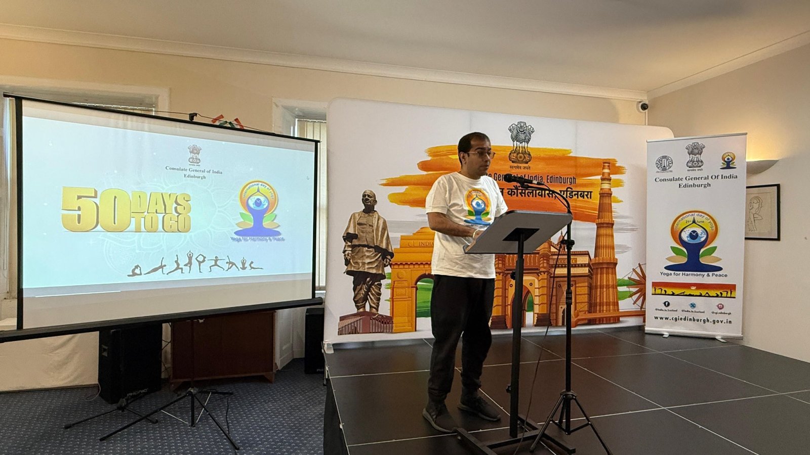Consulate General of India, Edinburgh launched the 50-day countdown to the 11th International Day of Yoga 2025 by unveiling Yoga events across 7 cities in Scotland – Edinburgh, Glasgow, Inverness, Aberdeen, Dundee, Livingston & Winchburgh.