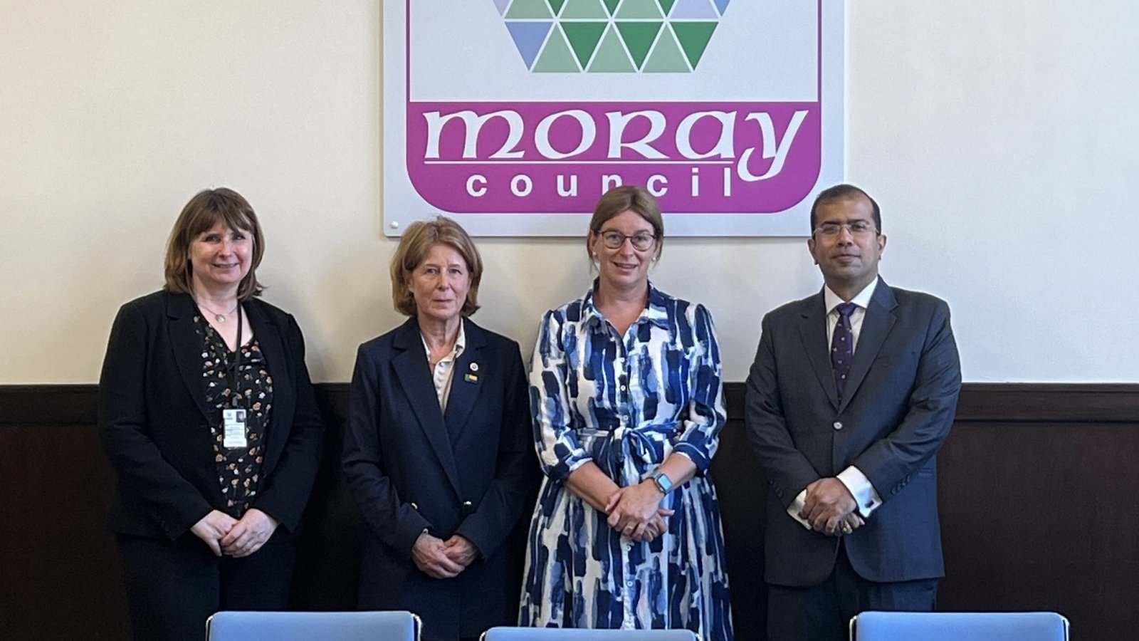 Consul General had a productive meeting with Ms. Karen Greaves, Chief Executive and Councillor Ms. Kathleen Robertson, Council Leader of Moray Council