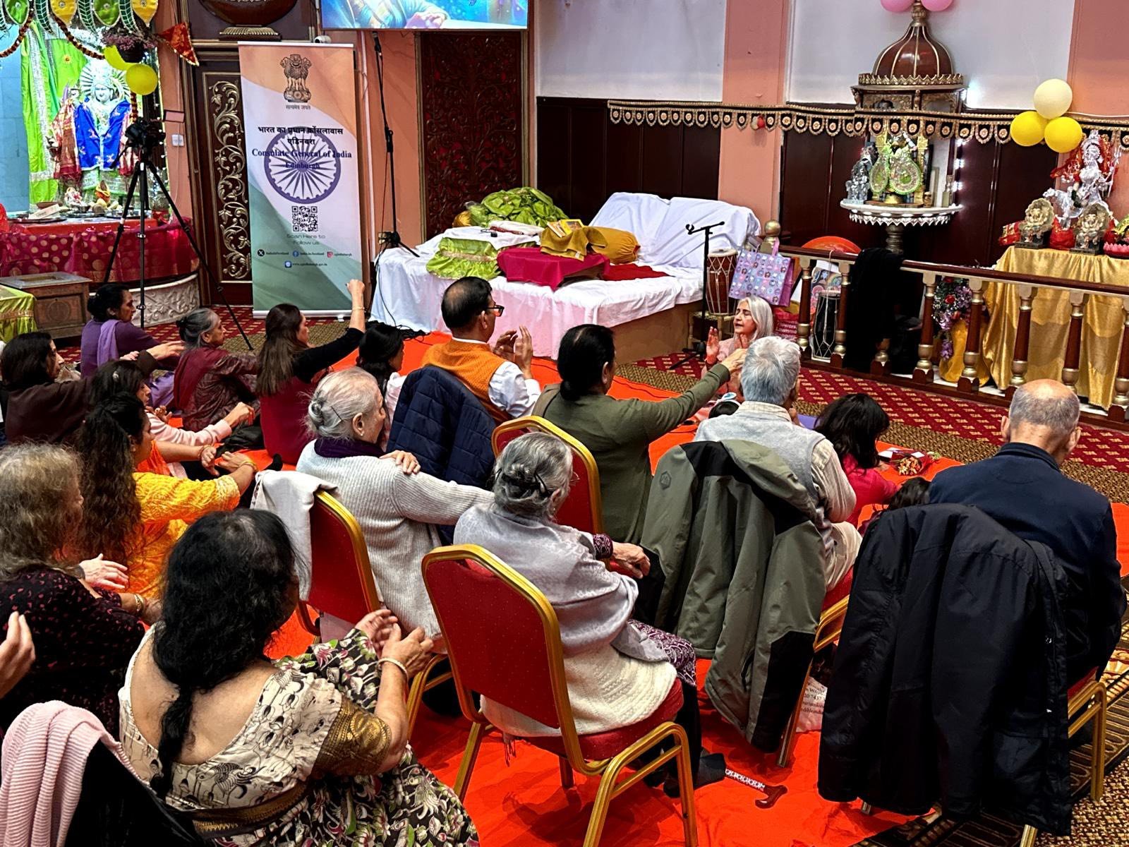 World Meditation Day 2025 at Glasgow Hindu Mandir