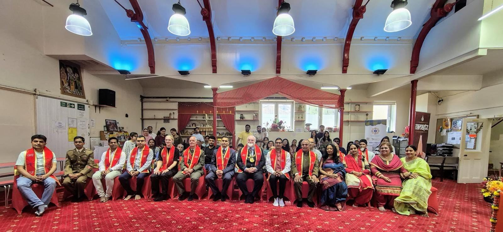 Consul attended the Raksha Bandhan celebration at Dundee Hindu Mandir