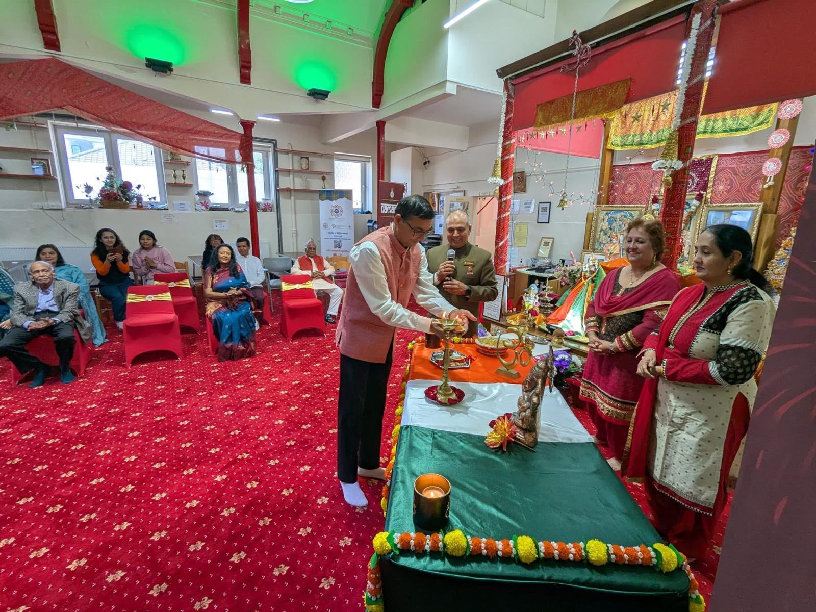 Consul attended the Raksha Bandhan celebration at Dundee Hindu Mandir