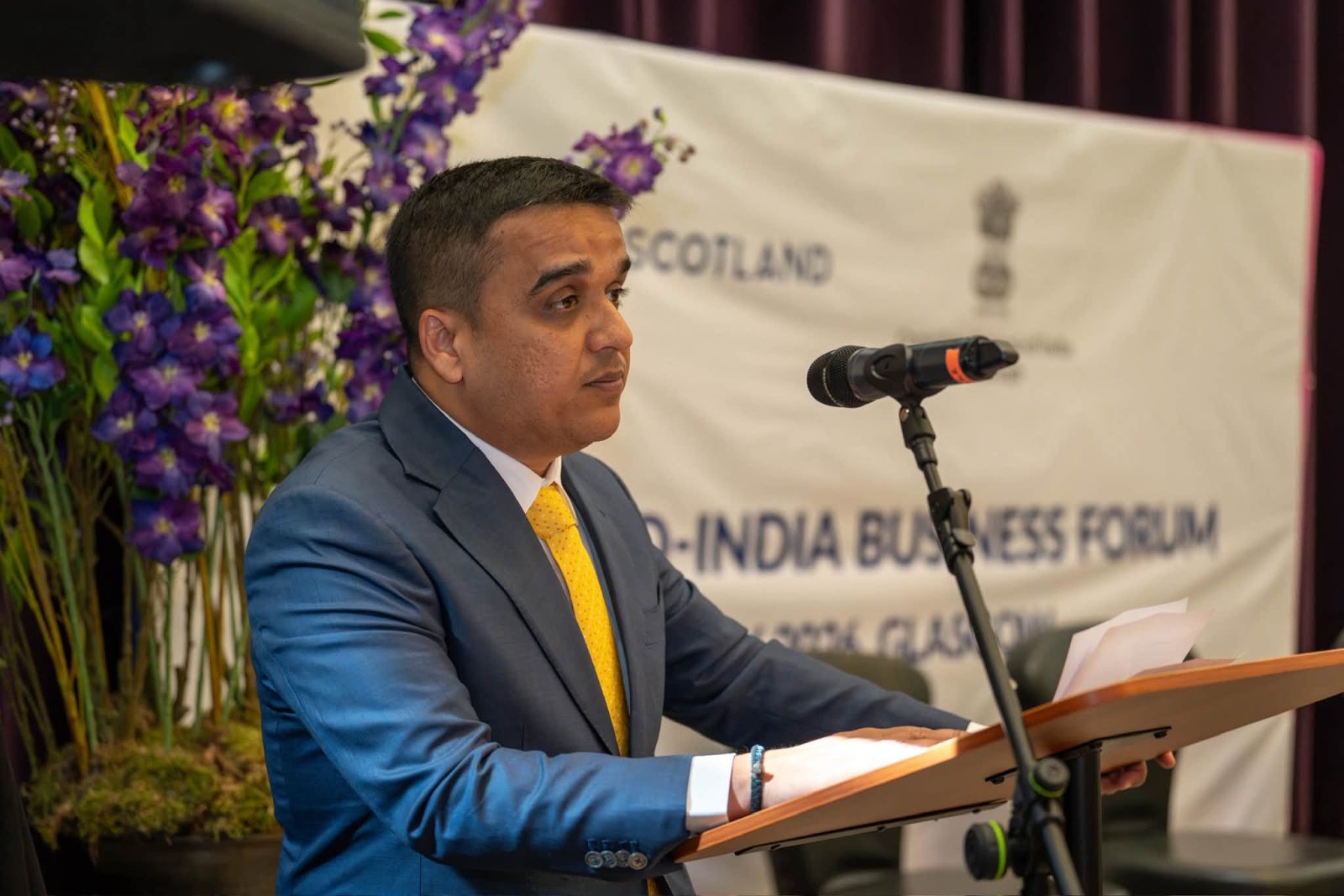 Consulate General of India, Edinburgh along with Scottish Government organised the Scotland–India Business Forum in Glasgow in partnership with UK India Business Council.