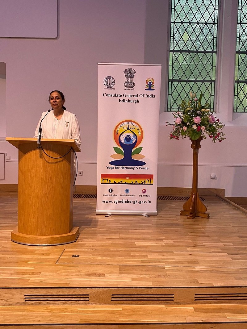 International Day of Yoga celebration at Dundee