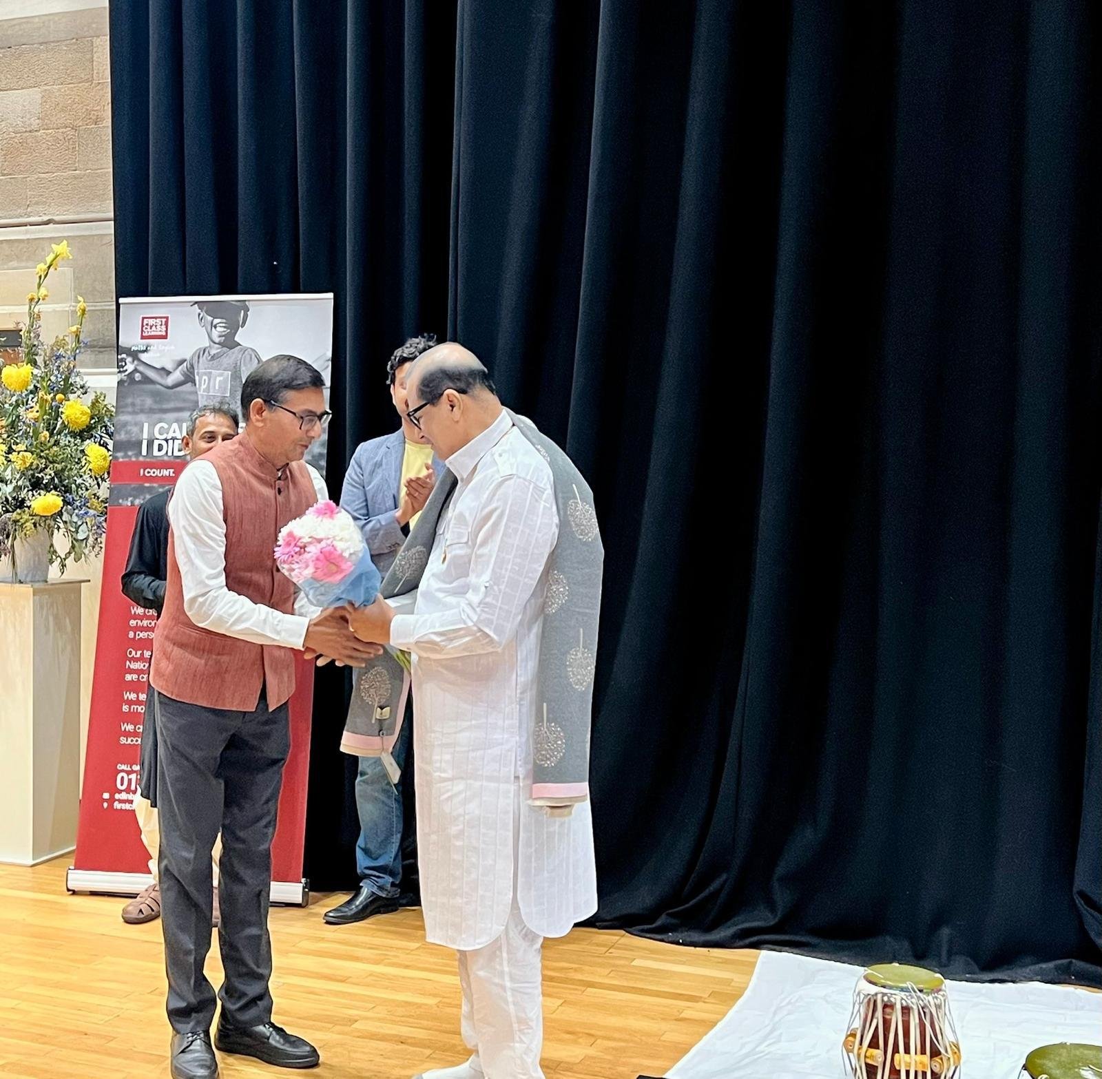 Consul attended the Edinburgh Bandish Music Festival