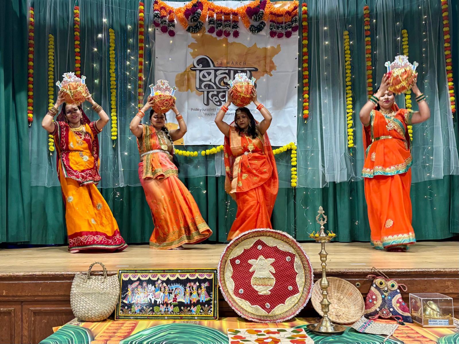 Bihar Divas celebration in Edinburgh.