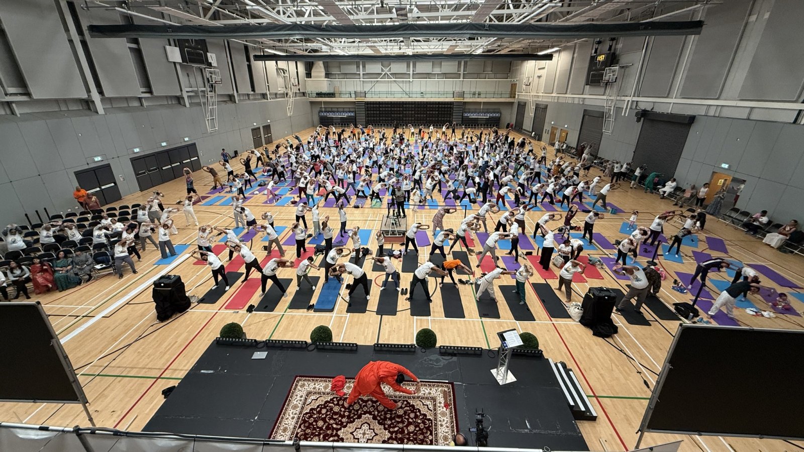 11th International Day of Yoga celebration at Glasgow, 21 June 2025.
