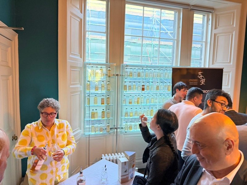 Indian Whisky tasting event in Edinburgh.
