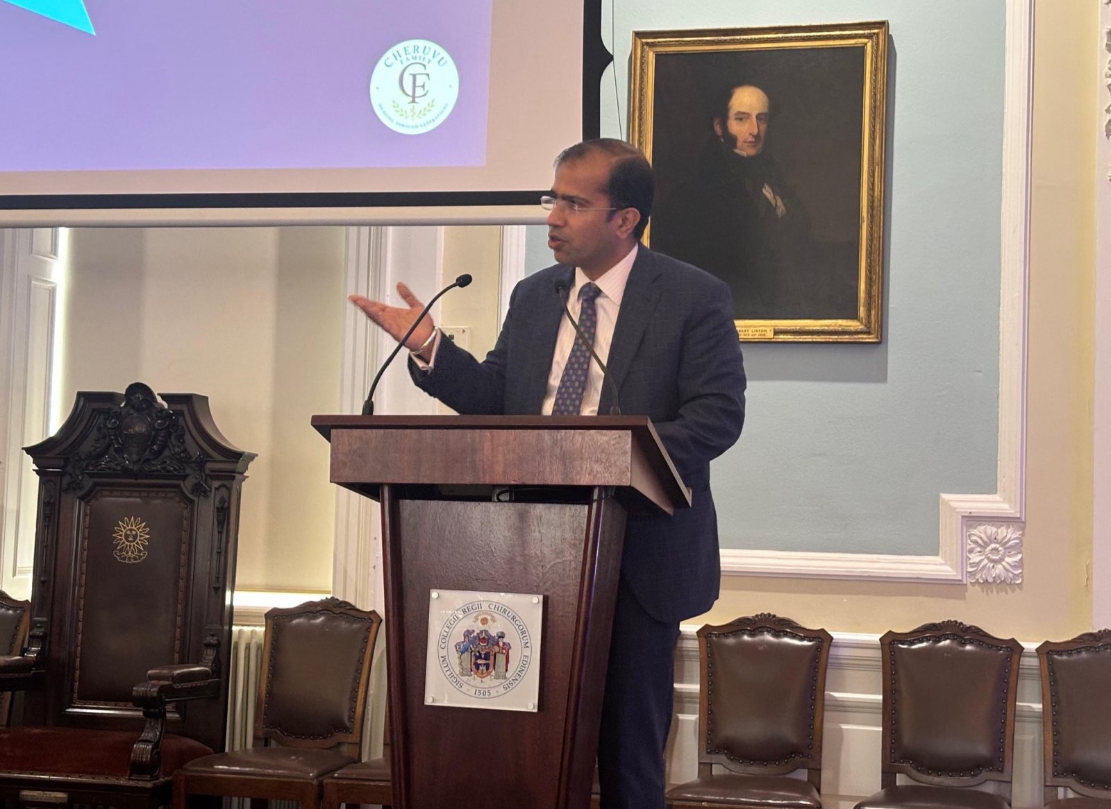 Consul General unveiled the bronze sculpture of Sage Sushruta, revered as the Father of Surgery, at the Royal College of Surgeons of Edinburgh.
