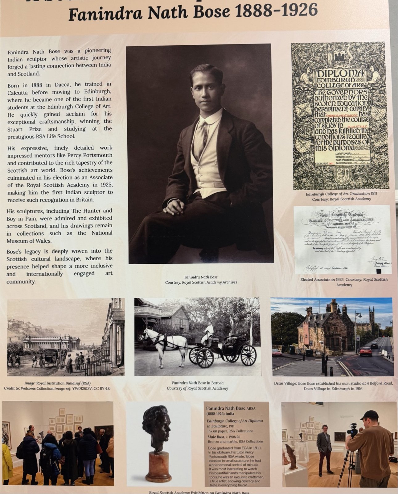 Consul General attended the Fanindra Nath Bose Memorial Project event at the University of Edinburgh.
