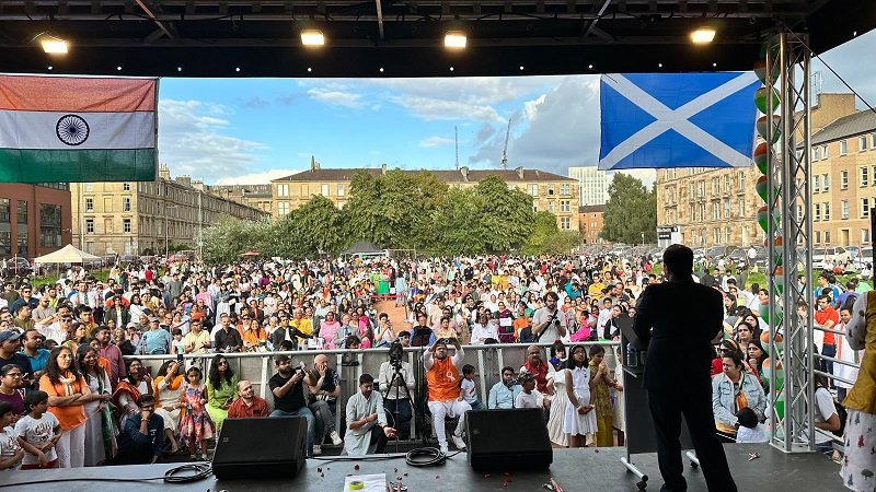 79th Independence Day celebration at Kent Ground, Glasgow.