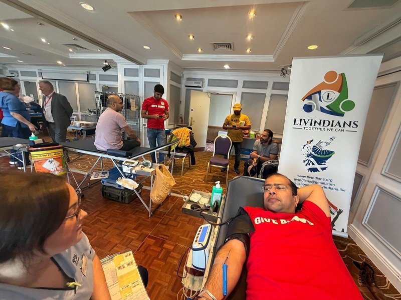 CG participated in the blood donation camp organised by LivIndians in Livingston, in collaboration with Scotblood.