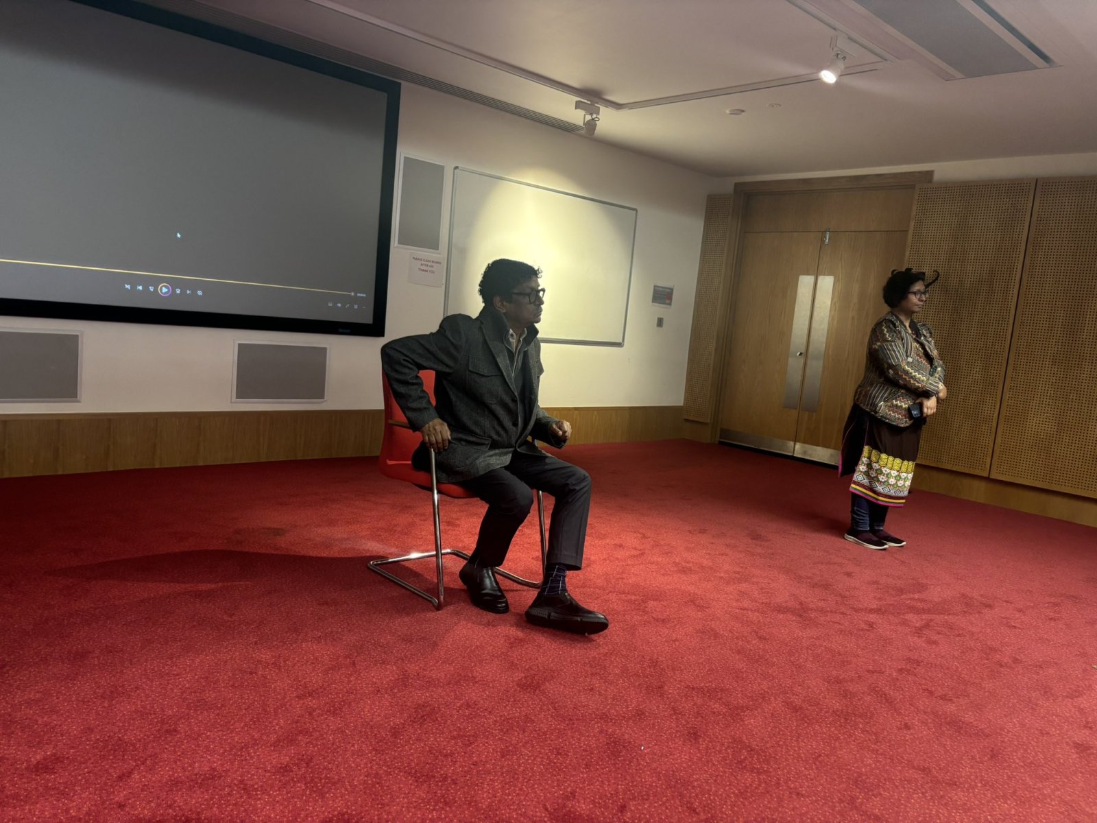 Consul General was delighted to attend the screening of the documentary film “Satyajit Ray: Life and Work” at the University of Edinburgh.
