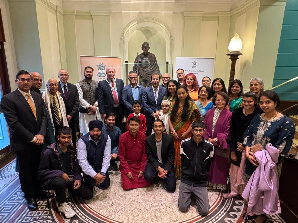 Gandhi Jayanti celebration at Town Hall, Ayr