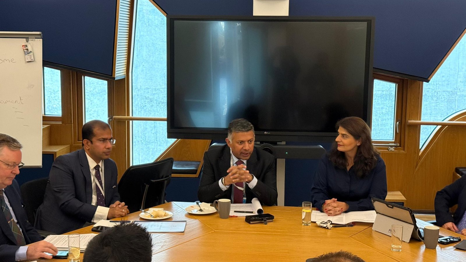 At The Scottish Parliament today, H.C. Vikram Doraiswami briefed the Cross-Party Group on India on the landmark India–UK Comprehensive Economic & Trade Agreement (CETA).