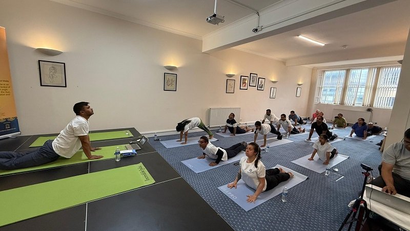 The Consulate organised a truly energising Suryathon, 108 Surya Namaskars